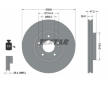 Souprava brzd, koutocova brzda TEXTAR 2520504-1665-00