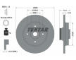 Souprava brzd, koutocova brzda TEXTAR 2454001-1687-00