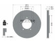 Souprava brzd, koutocova brzda TEXTAR 2434601-1705-00