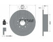 Souprava brzd, koutocova brzda TEXTAR 2342901-1708-00