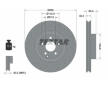 Souprava brzd, koutocova brzda TEXTAR 2396001-1719-00