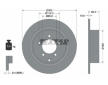 Souprava brzd, koutocova brzda TEXTAR 2358202-1773-00