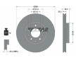 Souprava brzd, koutocova brzda TEXTAR 2458202-1807-00