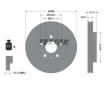 Souprava brzd, koutocova brzda TEXTAR 2441501-1869-00