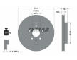 Souprava brzd, koutocova brzda TEXTAR 2442102-1873-00