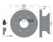 Souprava brzd, koutocova brzda TEXTAR 2983506-1915-00