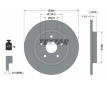 Souprava brzd, koutocova brzda TEXTAR 2488501-1952-00