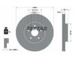 Souprava brzd, koutocova brzda TEXTAR 2500601-1953-00