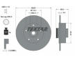 Souprava brzd, koutocova brzda TEXTAR 2355406-1960-00