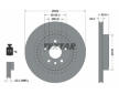 Souprava brzd, koutocova brzda TEXTAR 2449601-1964-00