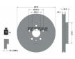 Souprava brzd, koutocova brzda TEXTAR 2503101-1989-00