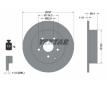 Souprava brzd, koutocova brzda TEXTAR 2492601-2225-00
