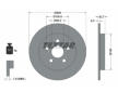 Souprava brzd, koutocova brzda TEXTAR 2501601-2240-00