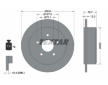 Souprava brzd, koutocova brzda TEXTAR 2460201-2277-00