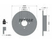 Souprava brzd, koutocova brzda TEXTAR 2525801-2314-00