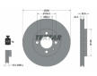Souprava brzd, koutocova brzda TEXTAR 2313001-2394-00