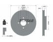 Souprava brzd, koutocova brzda TEXTAR 2513402-2524-00