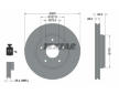 Souprava brzd, koutocova brzda TEXTAR 2460402-2533-00
