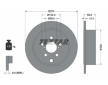 Souprava brzd, koutocova brzda TEXTAR 2215801-2620-00