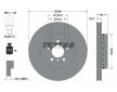 Souprava brzd, koutocova brzda TEXTAR 2504501-2657-00