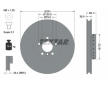 Souprava brzd, koutocova brzda TEXTAR 2504501-2662-00