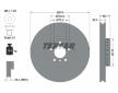 Souprava brzd, koutocova brzda TEXTAR 2504501-2662-00
