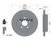 Souprava brzd, koutocova brzda TEXTAR 2519601-2734-00