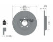 Souprava brzd, koutocova brzda TEXTAR 2230801-2828-00
