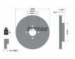 Souprava brzd, koutocova brzda TEXTAR 2222701-2883-00