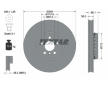 Souprava brzd, koutocova brzda TEXTAR 2242501-2887-02