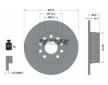 Souprava brzd, koutocova brzda TEXTAR 2500801-3000-00
