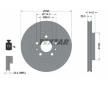 Souprava brzd, koutocova brzda TEXTAR 2280301-3007-00