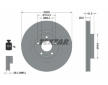 Souprava brzd, koutocova brzda TEXTAR 2572501-3152-00