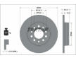 Souprava brzd, koutocova brzda TEXTAR 2674401-3452-00