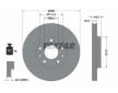 Souprava brzd, koutocova brzda TEXTAR 2491401-3468-00