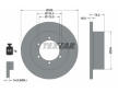 Souprava brzd, koutocova brzda TEXTAR 2623001-3515-00