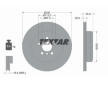 Souprava brzd, koutocova brzda TEXTAR 2456101-3537-01