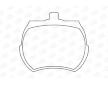 Sada brzdových destiček, kotoučová brzda CHAMPION 571212CH
