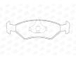 Sada brzdových destiček, kotoučová brzda CHAMPION 571536CH