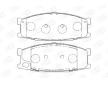 Sada brzdových destiček, kotoučová brzda CHAMPION 572533CH