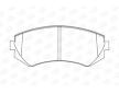 Sada brzdových destiček, kotoučová brzda CHAMPION 572541CH
