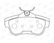 Sada brzdových destiček, kotoučová brzda CHAMPION 573281CH