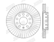 Brzdový kotouč JURID 561548JC
