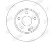 Brzdový kotouč JURID 562309JC