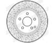 Brzdový kotouč JURID 562619JC