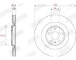 Brzdový kotouč JURID 563225JC