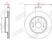 Brzdový kotouč JURID 563279JC