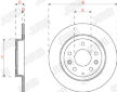 Brzdový kotouč JURID 563285JC