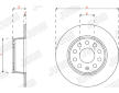 Brzdový kotouč JURID 563293JC