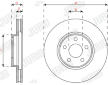 Brzdový kotouč JURID 563313JC